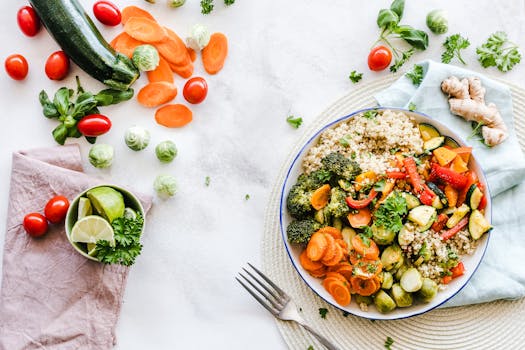 healthy meal plate