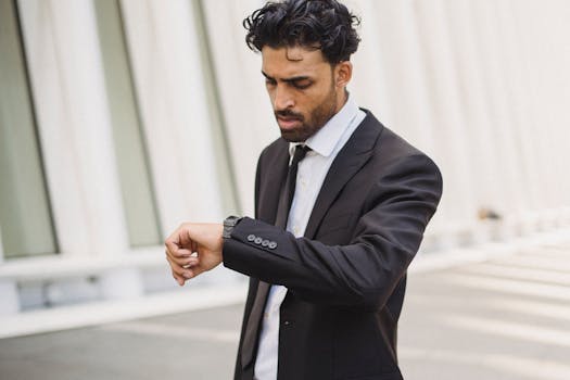 man enjoying his time management schedule